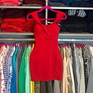 Xtraordinary red sleeveless dress size 1